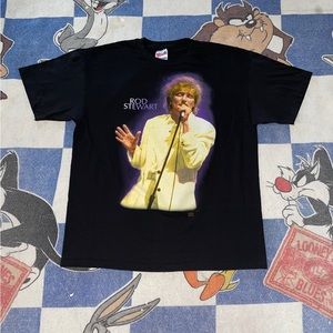 Vintage rod Stewart tour tee